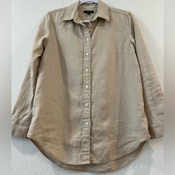 Quince European Linen Button Shirt XS - Picture 10 of 14